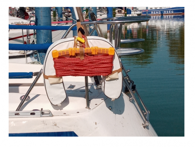 Horseshoe on a boat